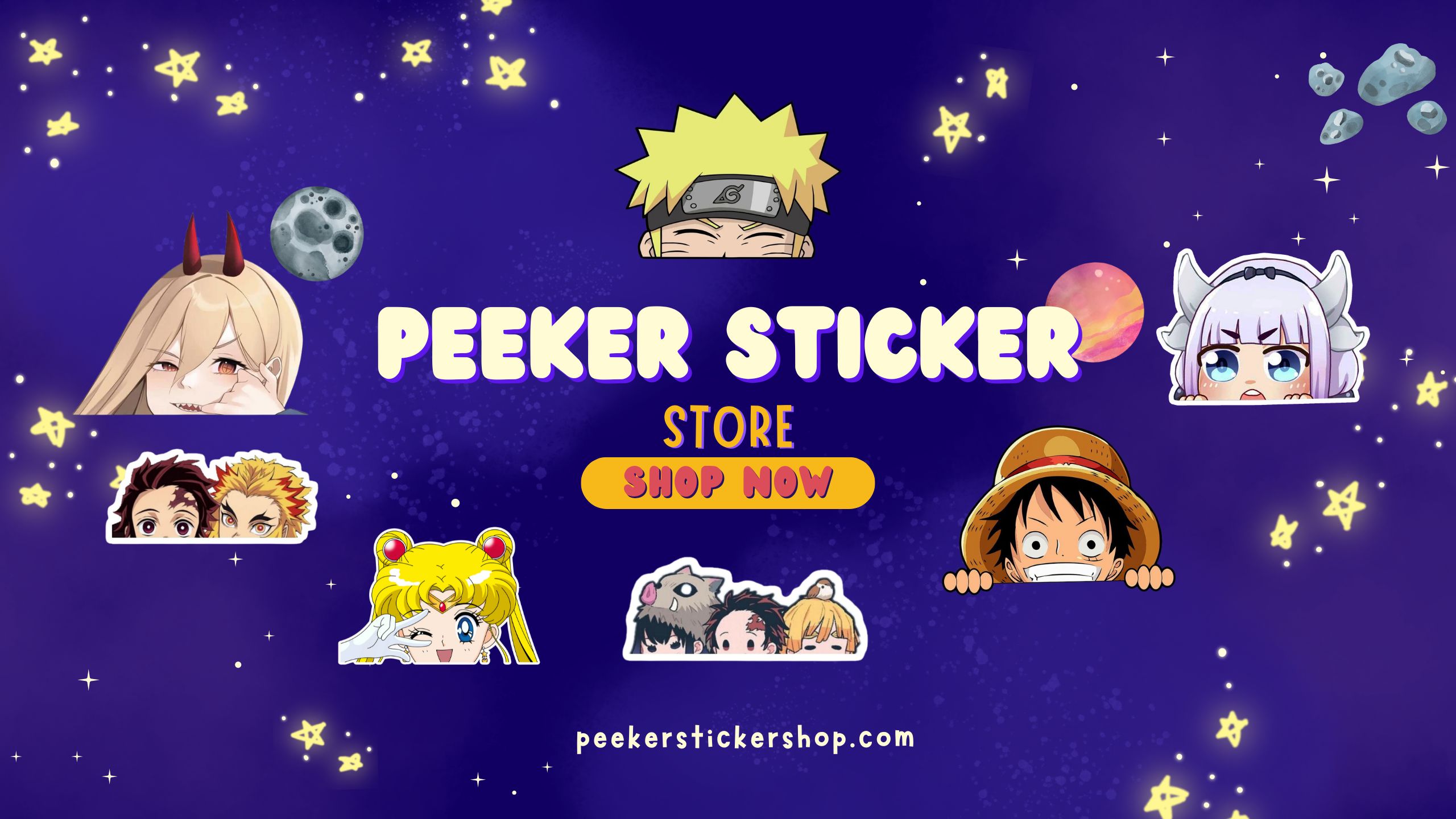 peekerstickershop.com banner - Peeker Stickers